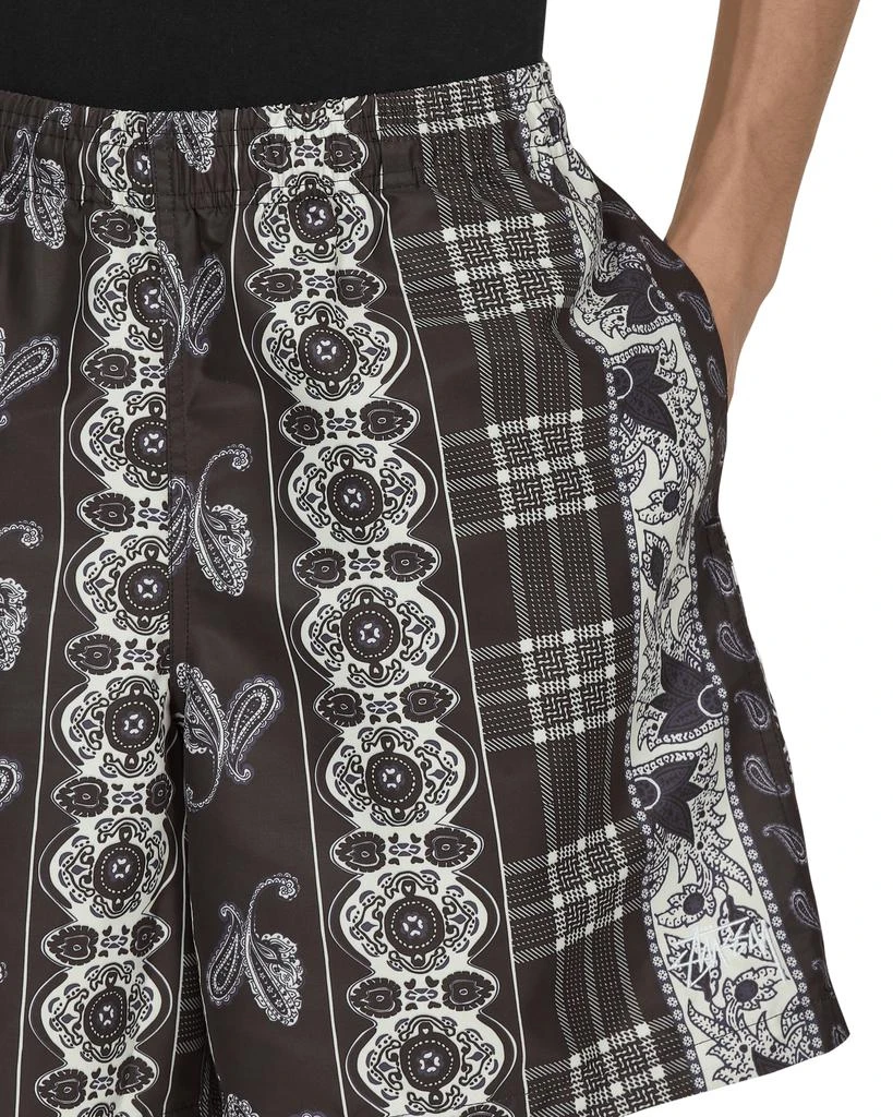 商品STUSSY|Paisley Plaid Water Shorts Black,价格¥221,第4张图片详细描述