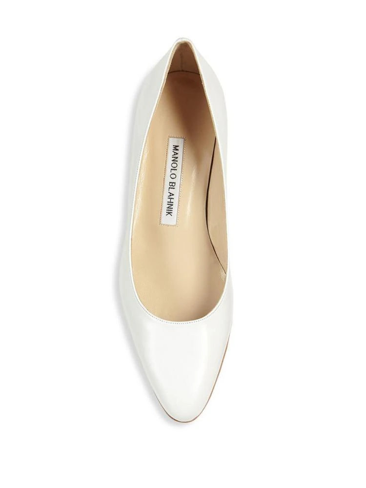 商品Manolo Blahnik|Listony Leather Pumps,价格¥1990,第4张图片详细描述