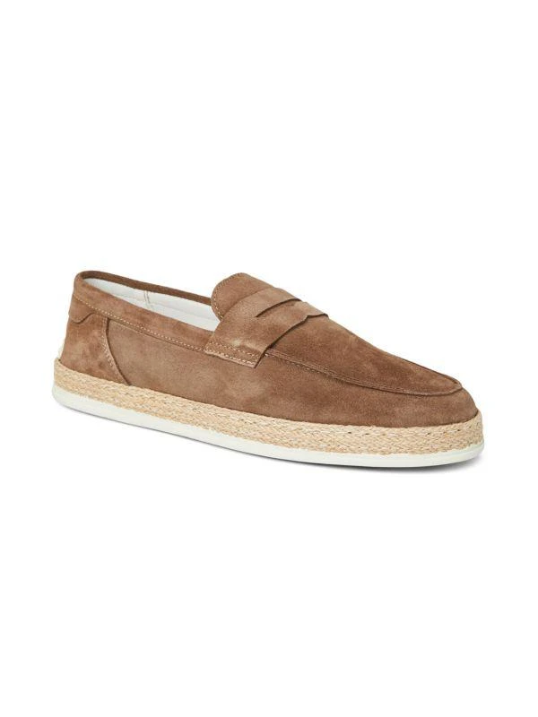 商品Bruno Magli|Riva Suede Penny Espadrille Loafers,价格¥1495,第2张图片详细描述