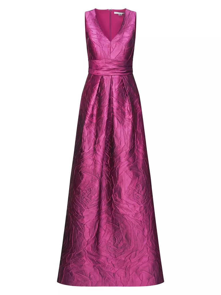 商品Kay Unger|Mariah Jacquard Textured Gown,价格¥2596,第1张图片