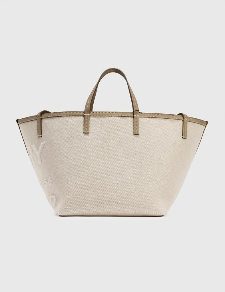 商品[二手商品] Burberry|Extra Large Embossed Logo Cotton Canvas Beach Tote,价格¥10900,第3张图片详细描述