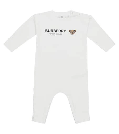 商品Burberry|Thomas Bear棉质婴儿连身衣,价格¥1445,第1张图片