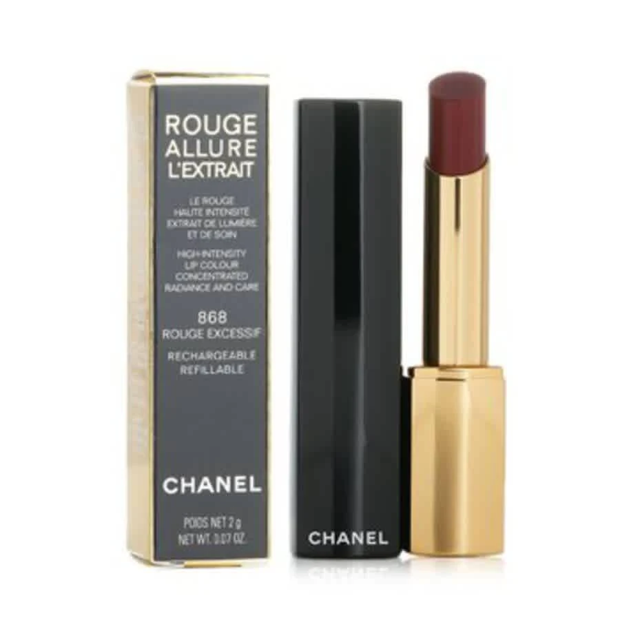 商品Chanel|Ladies Rouge Allure L’extrait Lipstick 0.07 oz # 868 Rouge Excessif Makeup 3145891638684,价格¥458,第2张图片详细描述