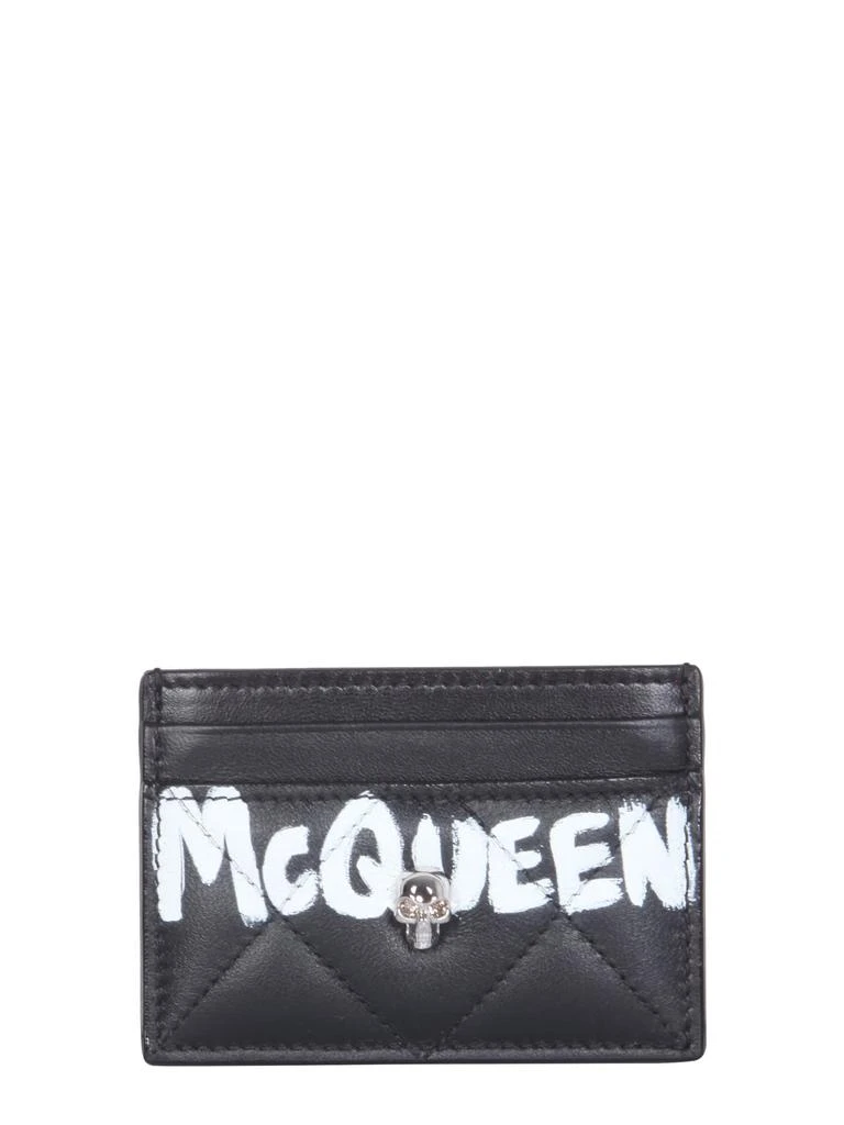 商品Alexander McQueen|Alexander McQueen Card Holder With Skull,价格¥1394,第1张图片
