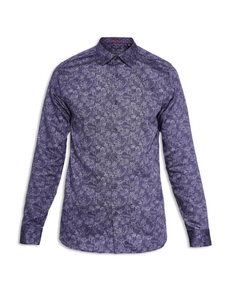 商品Ted Baker London|Ted Baker Marais Double Sided Regular Fit Button-Down Shirt,价格¥571,第4张图片详细描述