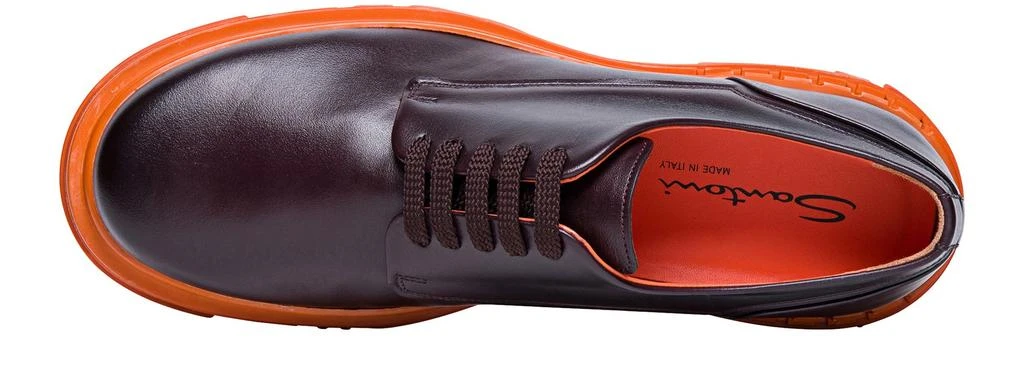 商品Santoni|真皮松糕厚底德比鞋,价格¥3626,第3张图片详细描述