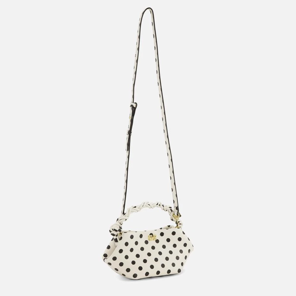 商品Ganni|Ganni Dots Bou Recycled Leather-Blend Mini Bag,价格¥2340,第3张图片详细描述