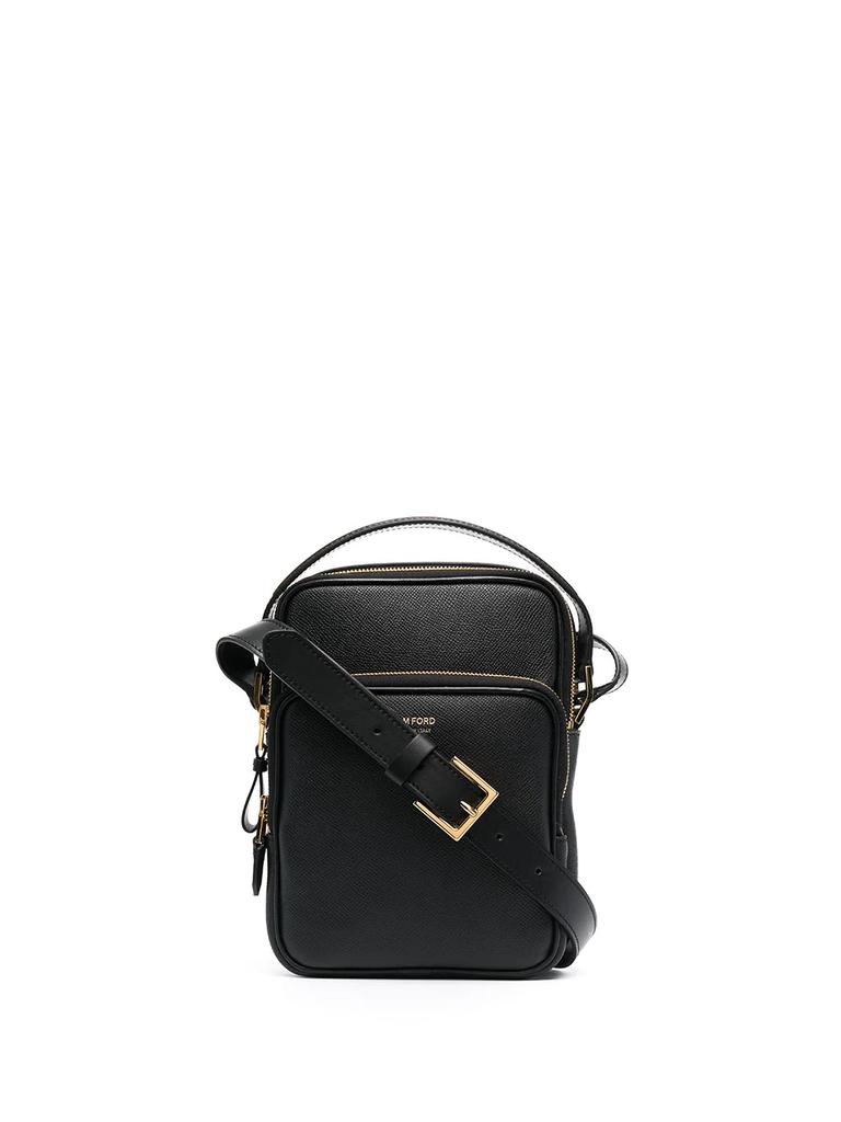 【関税込み】TOM FORD ブラック ロゴパッチ ミニスカート Tom Ford - TF Black Leather Mini Crossbody | Mitchell Stores