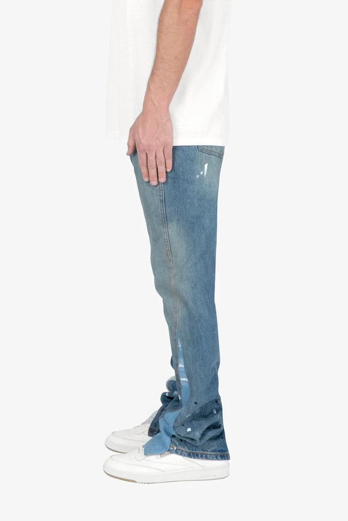 商品MNML|B425 Patch Flare Denim - Blue,价格¥599,第3张图片详细描述