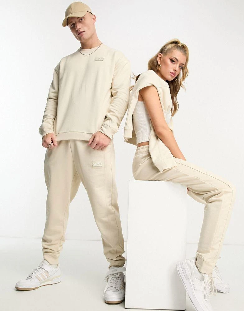 商品Fila|Fila unisex Owen joggers in oatmeal,价格¥378,第3张图片详细描述