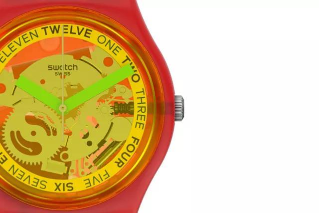 商品Swatch|Swatch Retro-Rosso Watch,价格¥595,第7张图片详细描述
