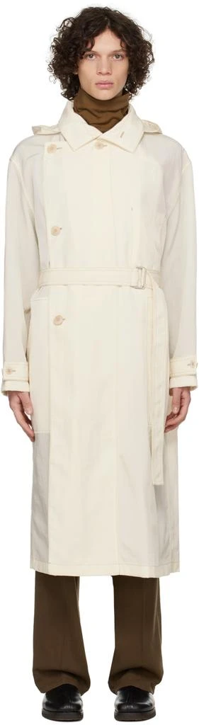 商品Lemaire|Off-White Light Trench Coat,价格¥2807,第1张图片