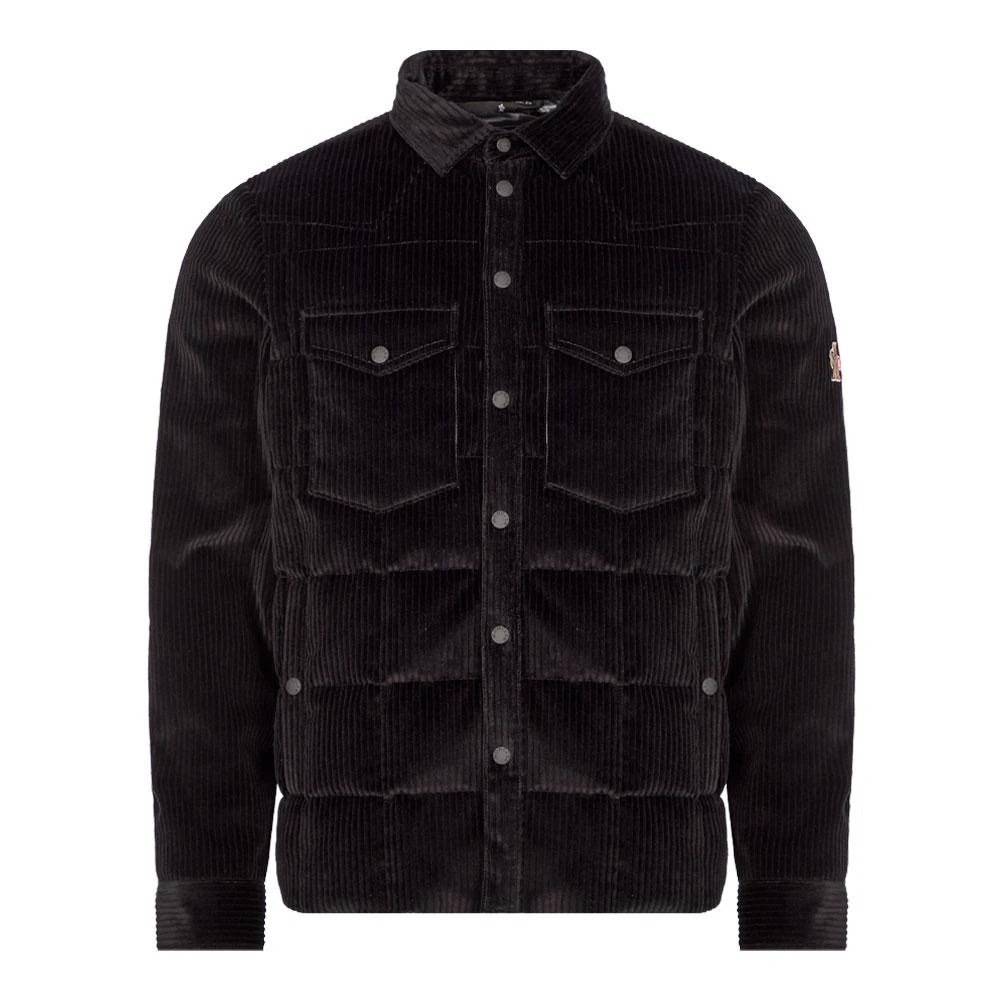 商品Moncler|Moncler Grenoble Gelt Cord Shirt Jacket - Black,价格¥6802,第1张图片