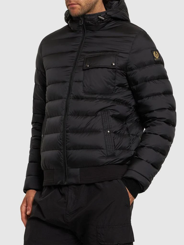 商品BELSTAFF|Streamline Nylon Hooded Down Jacket,价格¥3380,第2张图片详细描述