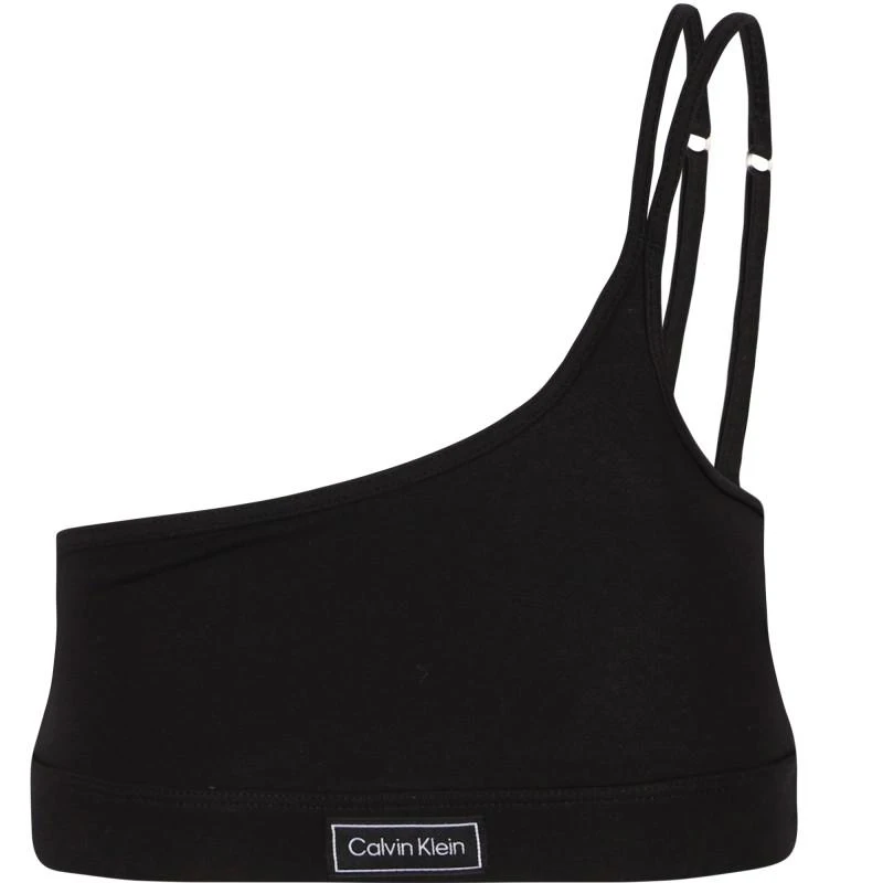 商品Calvin Klein|Logo sports tank top in black,价格¥266,第2张图片详细描述