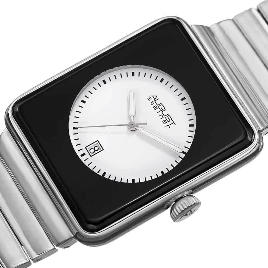商品August Steiner|White Dial Men's Watch AS8181SSW,价格¥289,第2张图片详细描述