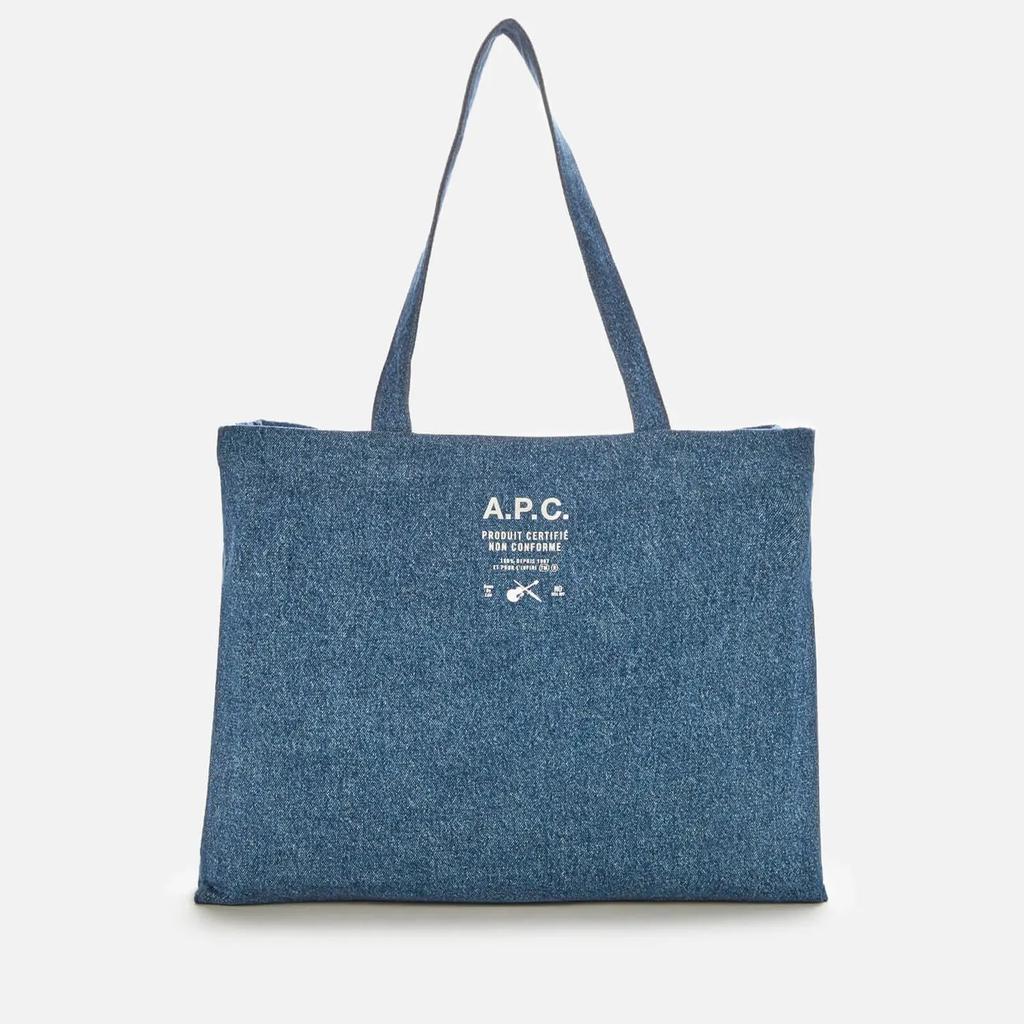 A.P.C. Women's Diane Denim Tote Bag商品第3张图片规格展示
