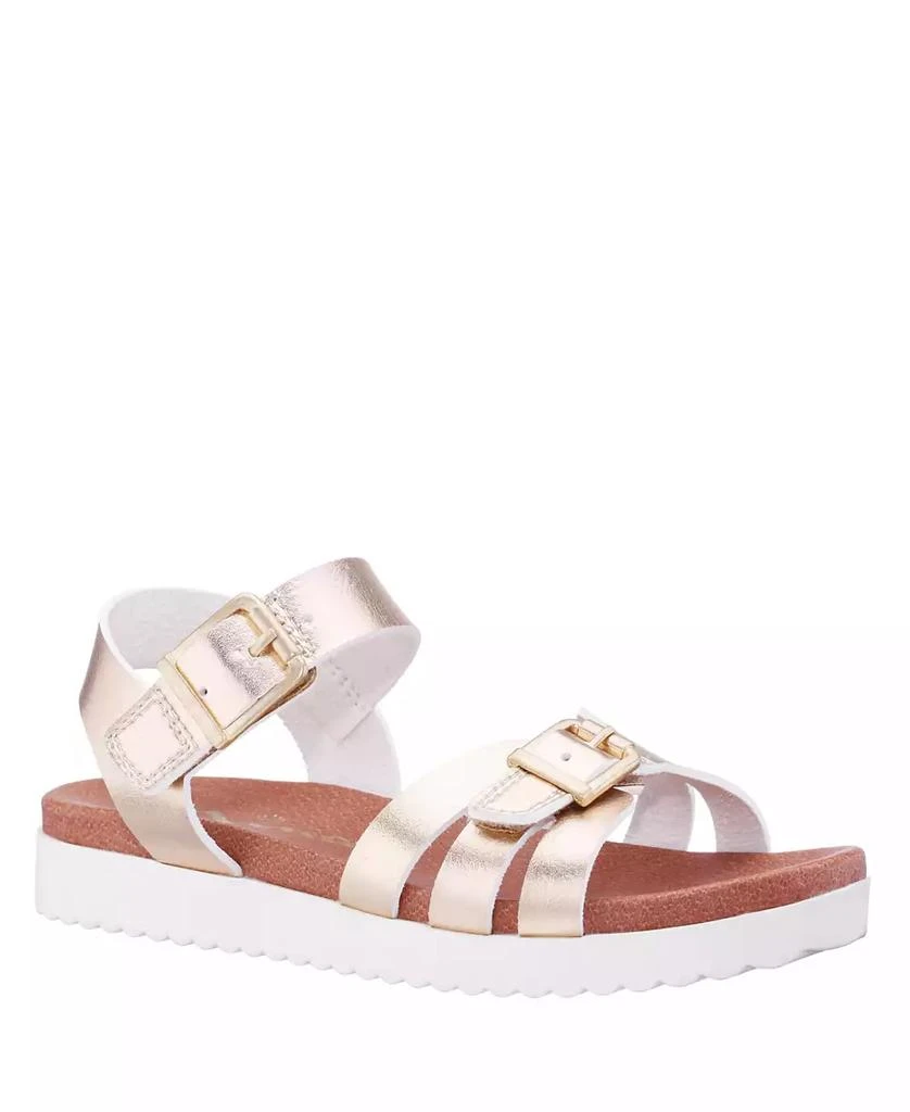 商品Nina|Big Girls Lacey Season Fastening Strap Sandals,价格¥338,第1张图片