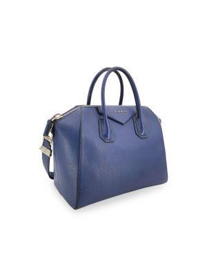 商品[二手商品] Givenchy|Givenchy Antigona Mm Bag In Electric Blue Leather,价格¥14998,第4张图片详细描述
