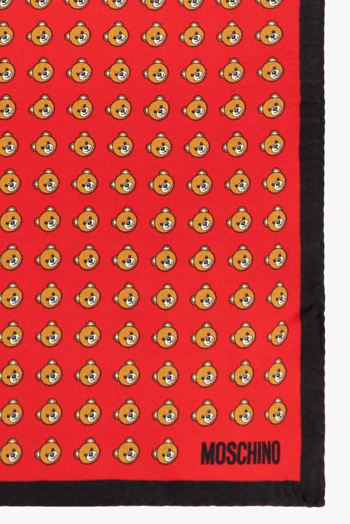 商品Moschino|Moschino Logo Printed Pocket Square,价格¥275,第3张图片详细描述