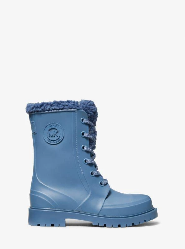 商品Michael Kors|Montaigne Faux Shearling-Lined PVC Rain Boot,价格¥332,第2张图片详细描述