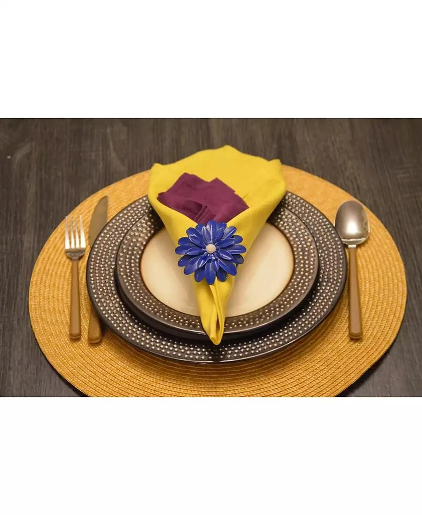 商品Vibhsa|Blue Pearl Flower Napkin Ring,价格¥200,第5张图片详细描述