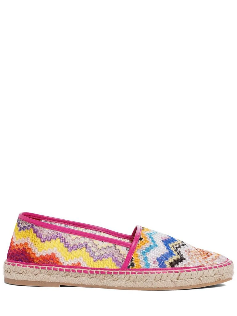 商品Missoni|10mm Printed Canvas Espadrilles,价格¥1307,第1张图片