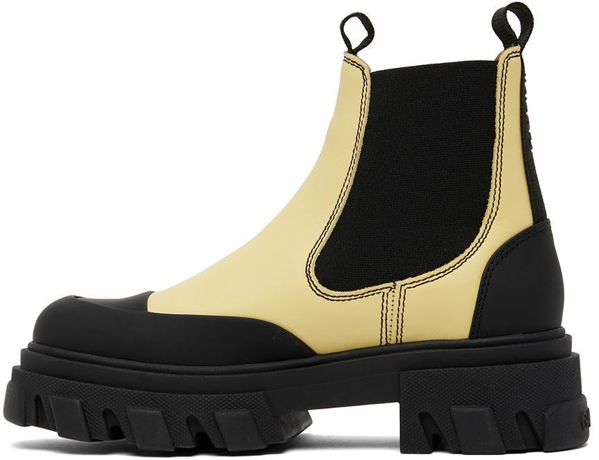 商品Ganni|Yellow Chelsea Ankle Boots,价格¥2164,第5张图片详细描述