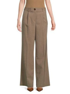 商品Tommy Hilfiger|Striped Wide Leg Trousers,价格¥529,第1张图片