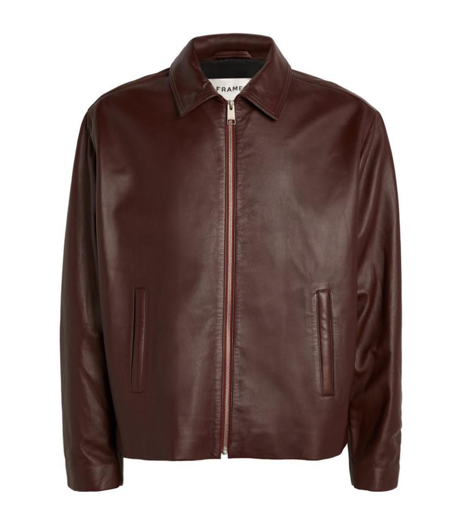 商品FRAME|Leather Bomber Jacket,价格¥10248,第1张图片
