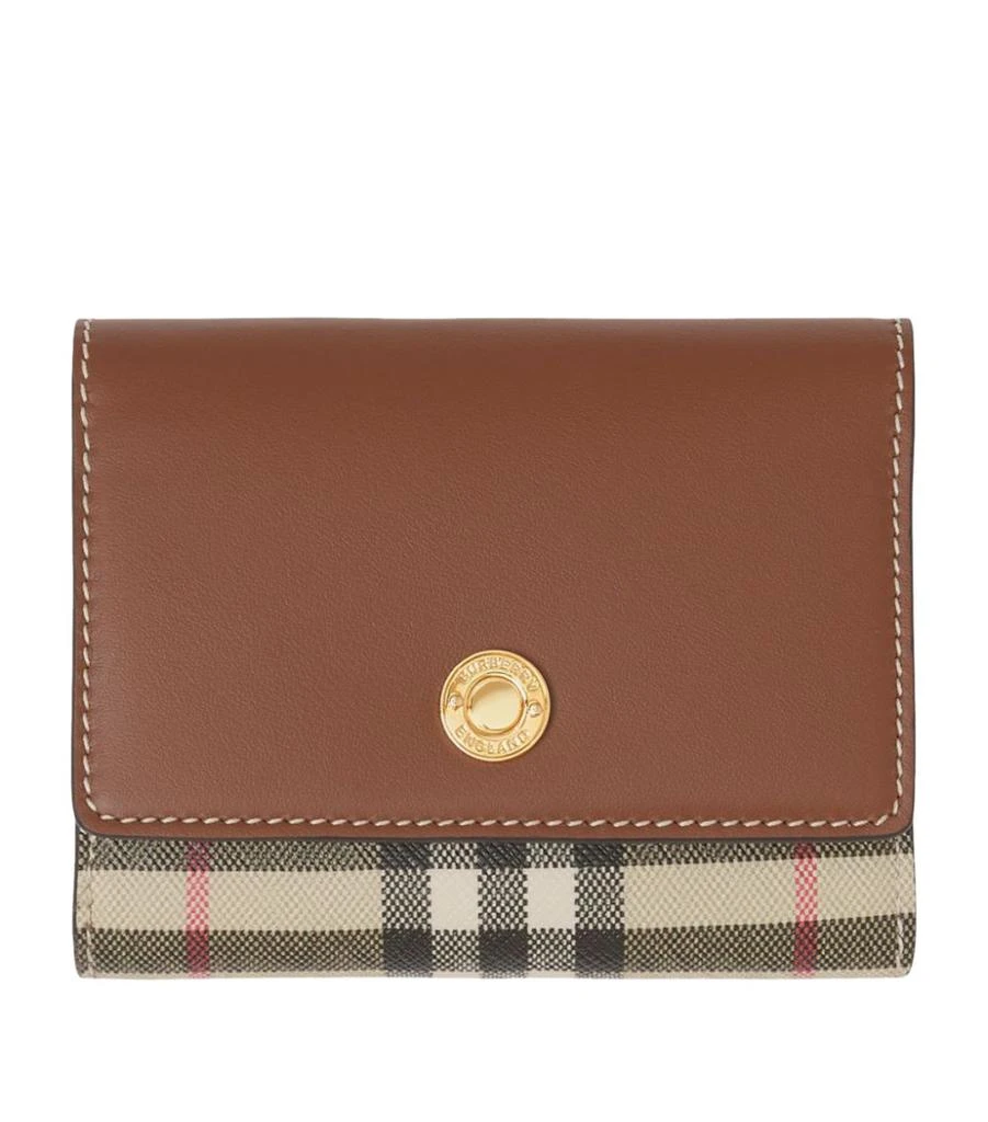 商品Burberry|Small Check Folding Wallet,价格¥3774,第1张图片