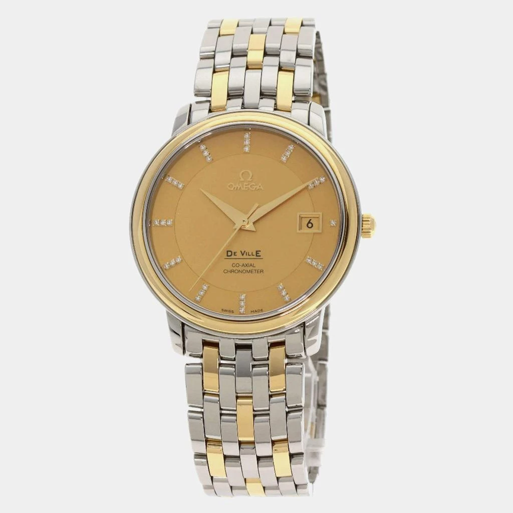 商品[二手商品] Omega|Omega Champagne Stainless Steel De Ville Prestige 4374.15 Automatic Men's Wristwatch 42 mm,价格¥28074,第1张图片