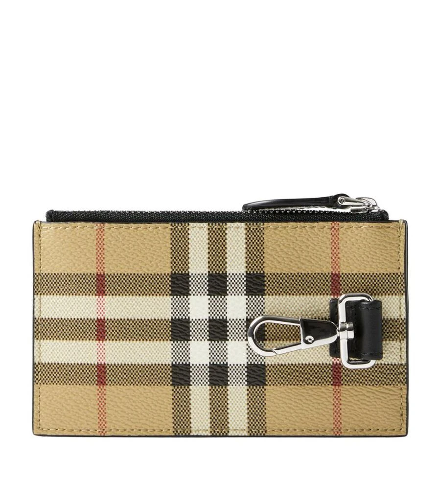 商品Burberry|Check Zipped Coin Purse,价格¥3188,第2张图片详细描述