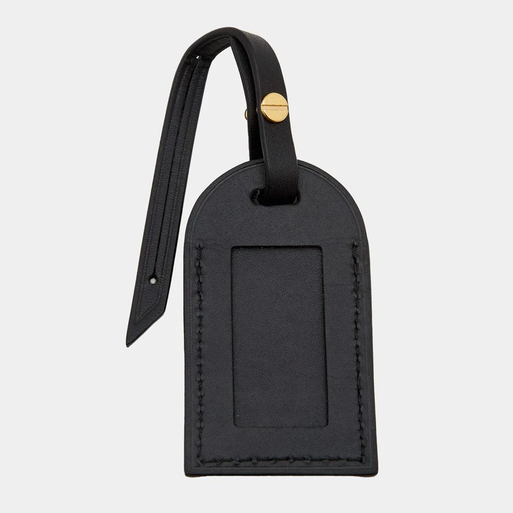 商品[二手商品] Louis Vuitton|Louis Vuitton Black Leather Luggage Name Tag,价格¥1124,第2张图片详细描述