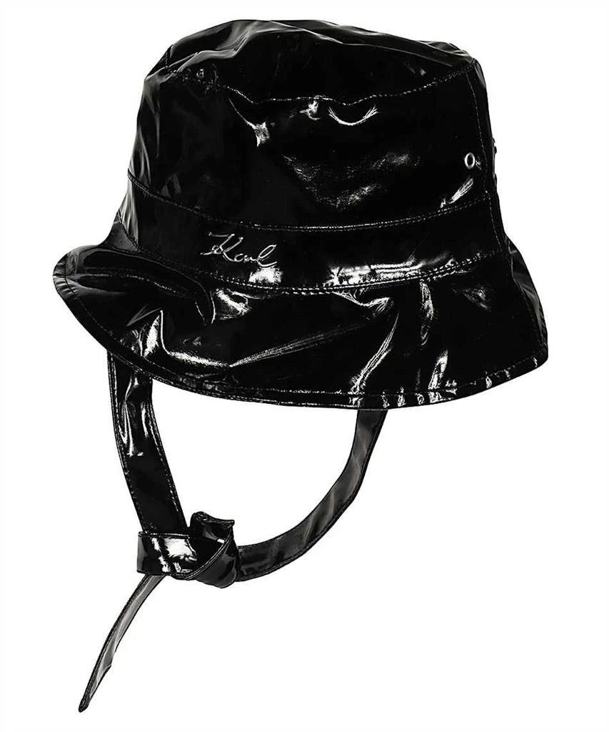 商品Karl Lagerfeld Paris|Karl lagerfeld k/signature water-resistant bucket cap,价格¥1066,第1张图片