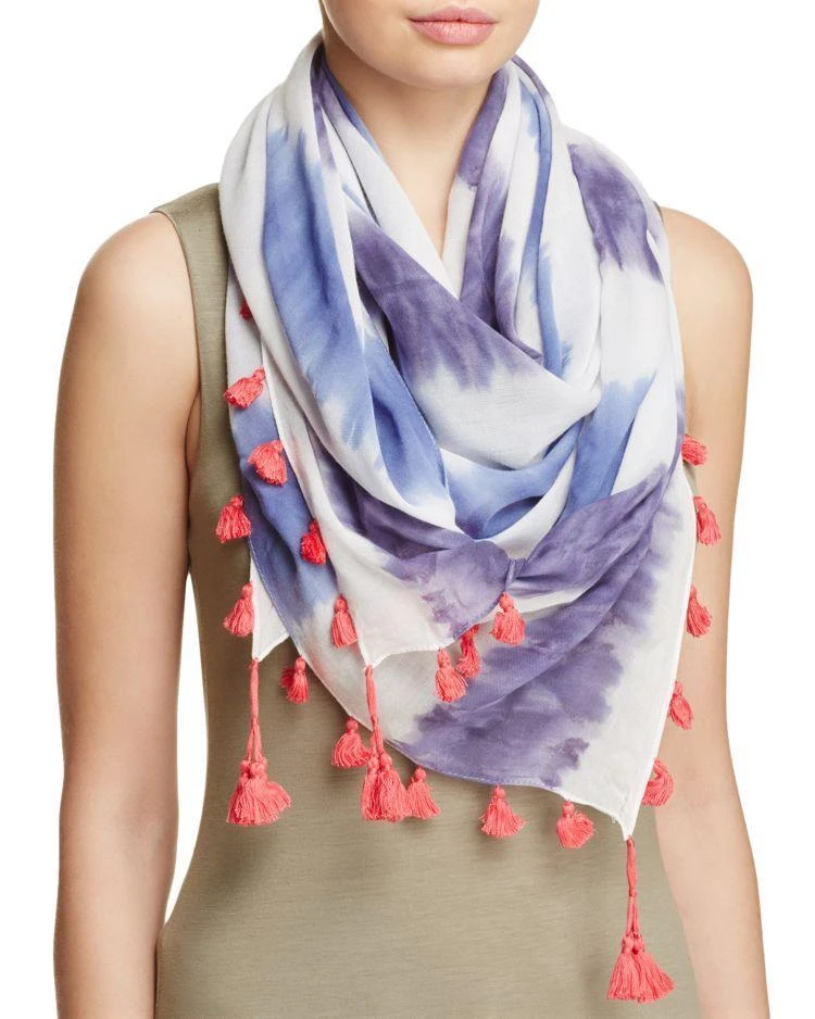 商品Rebecca Minkoff|Tie Dye Square Scarf,价格¥434,第1张图片