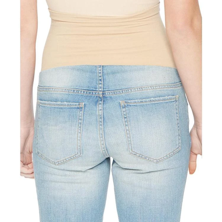 商品Motherhood Maternity|Maternity Cuffed Jeans, Light Wash,价格¥104,第4张图片详细描述