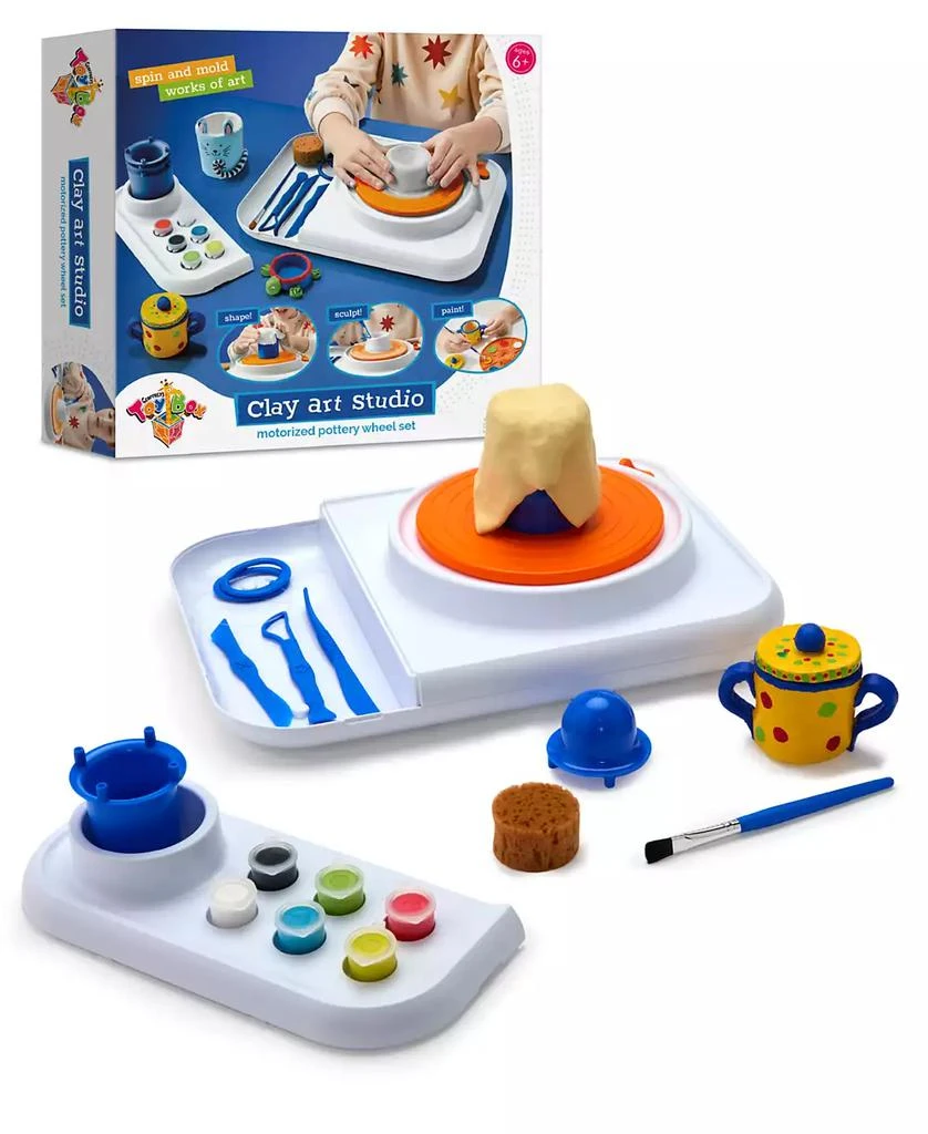 商品Geoffrey's Toy Box|Motorized Pottery Wheel Clay Art Studio Set,价格¥527,第1张图片