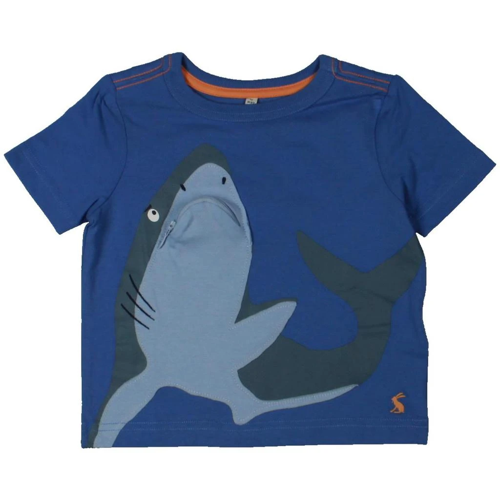 商品Joules|Joules Zipadee Interactive Cotton T-Shirt,价格¥39,第1张图片