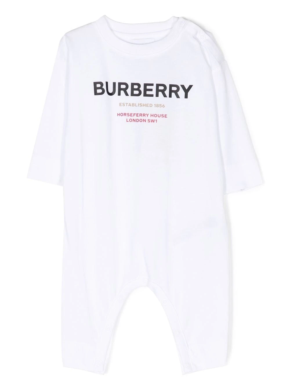 商品【商品预售7天】 Burberry|Burberry 男童套装 8064745AZARIONESIEA1464 白色,价格¥1056,第1张图片