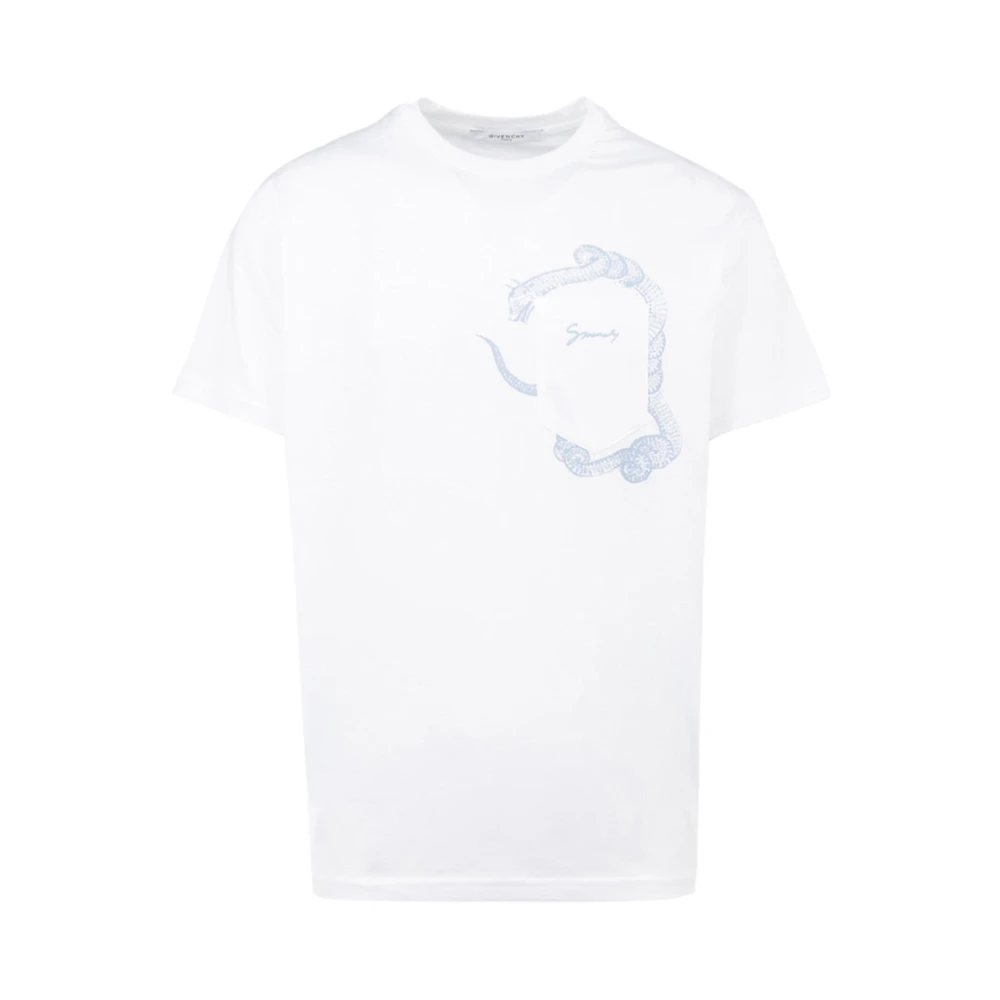 商品Givenchy|GIVENCHY 白色男士T恤 BM70QE3002-100,价格¥1879,第1张图片
