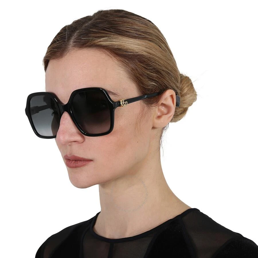 商品Gucci|Grey Square Ladies Sunglasses GG1072S 001 56,价格¥1694,第2张图片详细描述