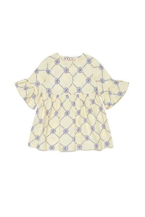 商品Marni|Marni Kids Floral-Printed Round-Neck Flared Dress,价格¥452,第1张图片