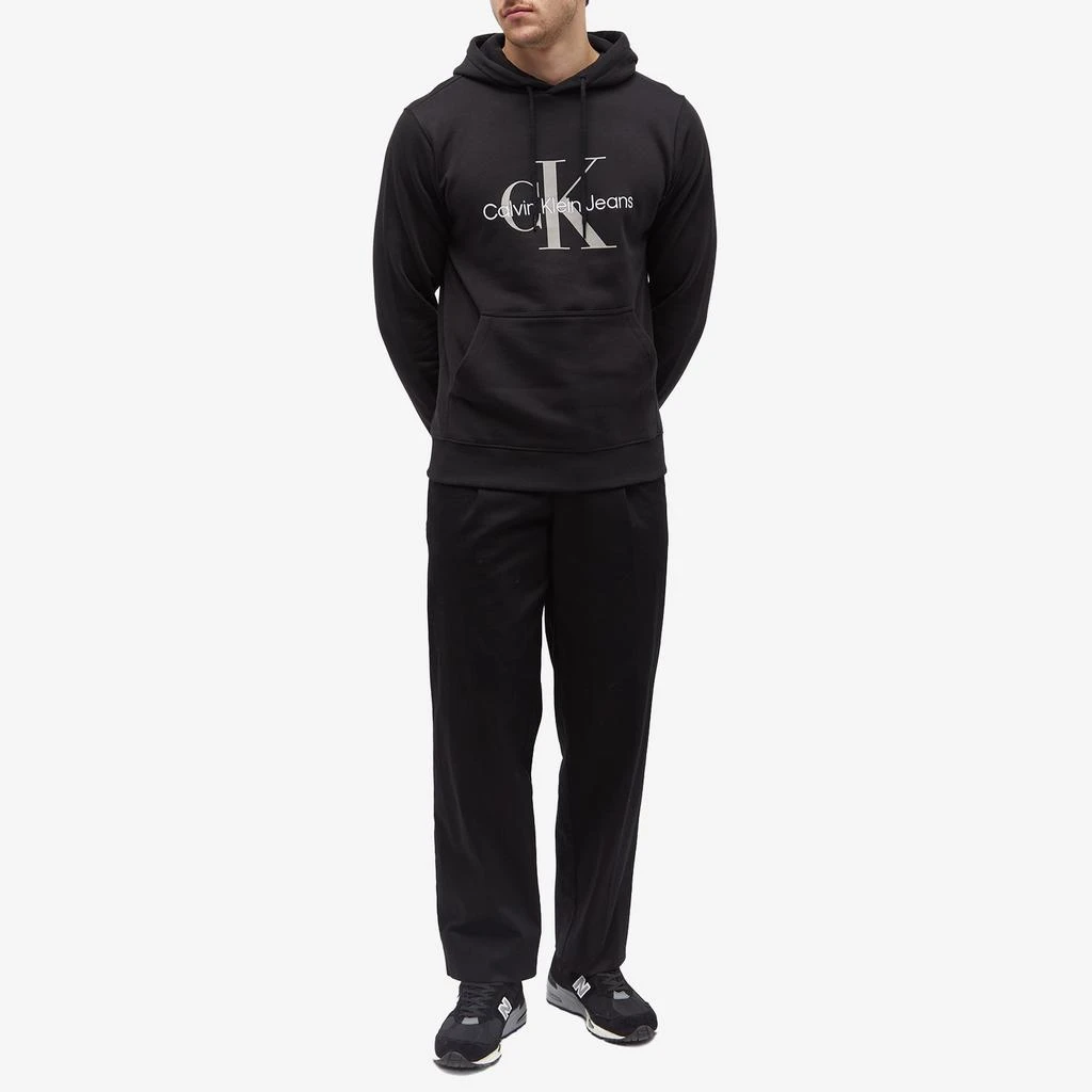 商品Calvin Klein|Calvin Klein Monologo Popover Hoodie,价格¥480,第4张图片详细描述