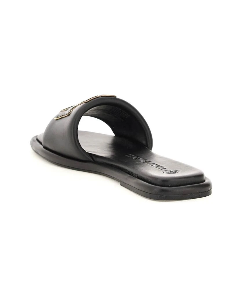 商品Tory Burch|'double T' Leather Sliders,价格¥1404,第3张图片详细描述