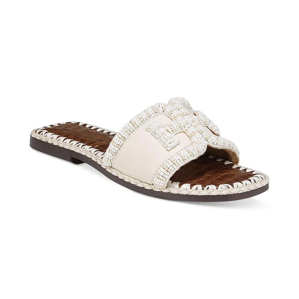 商品Sam Edelman|Women's Fitz Beaded Slide Flat Sandals,价格¥638,第1张图片