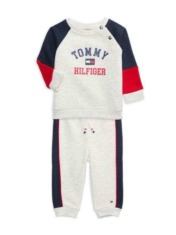 Tommy Hilfiger | Little Boy's 2-Piece Logo Sweatshirt & Drawstring Joggers Set 237.84元 商品图片