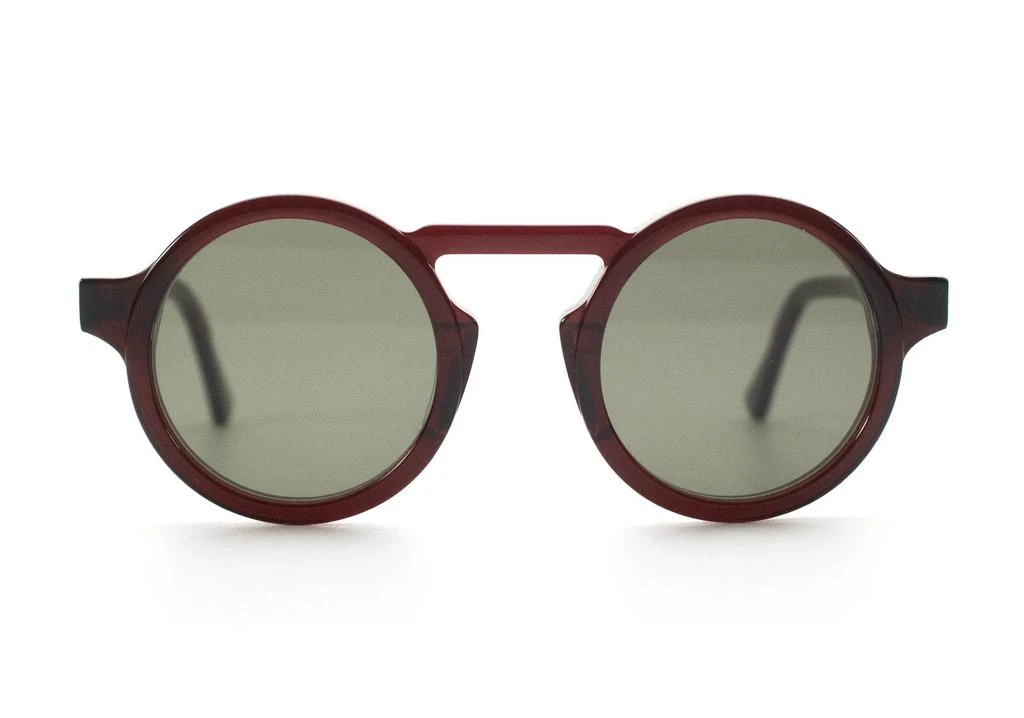 商品Oscar Deen|Oscar Deen Panda Sunglasses - Claret,价格¥1230,第1张图片