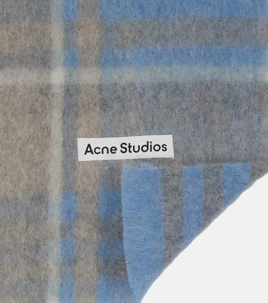 商品Acne Studios|Logo checked scarf,价格¥2188,第4张图片详细描述