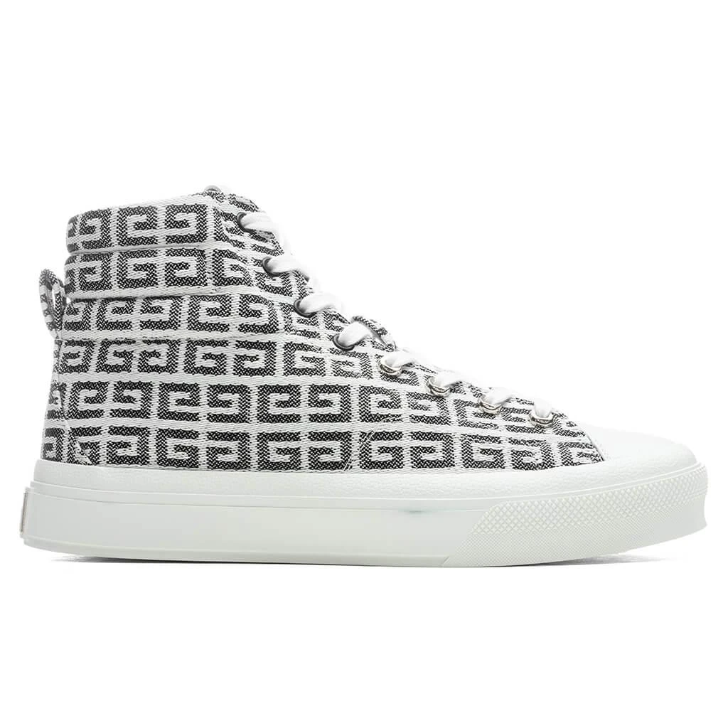 商品Givenchy|City High Top Sneaker - Black/White,价格¥5514,第1张图片